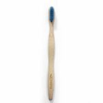 Bambusova zubna kefka drefka modra jemne štetiny