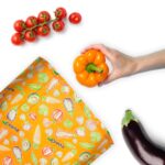 Drefka - voskové vrecko na zeleninu, ekologický obal na potraviny, VEGEE-XL, 1ks